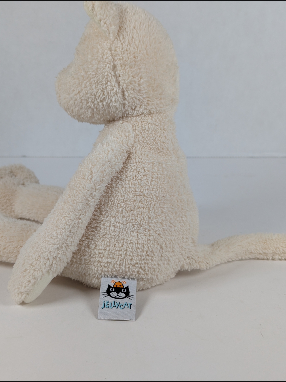 Jellycat Jumperjack Slackajack Cat Plush Stuffed Animal w/ Knit Sweater 12" - Picture 11 of 16